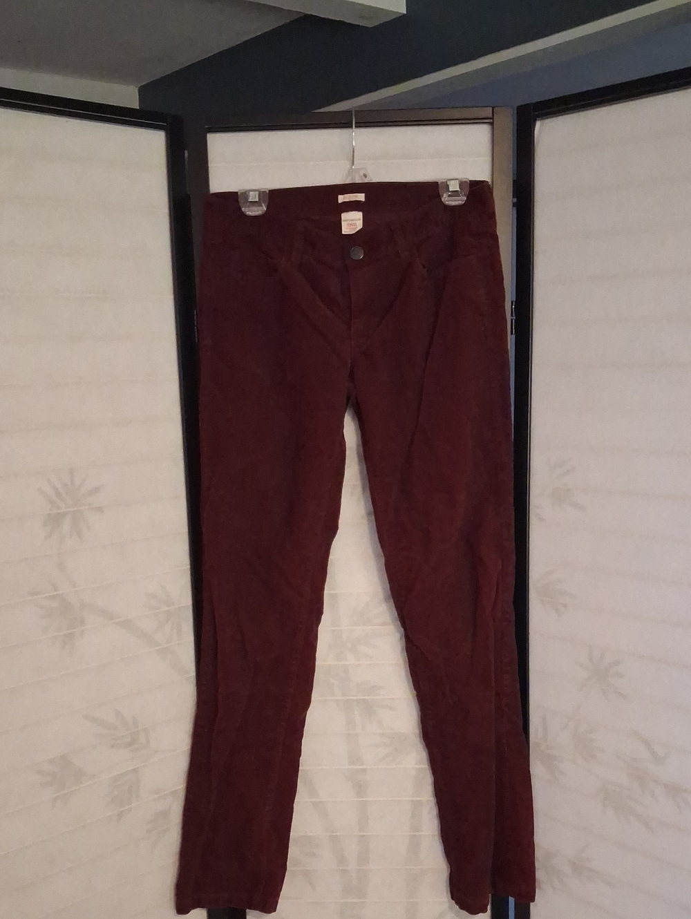 J. Crew Corduroy Pants in Wine